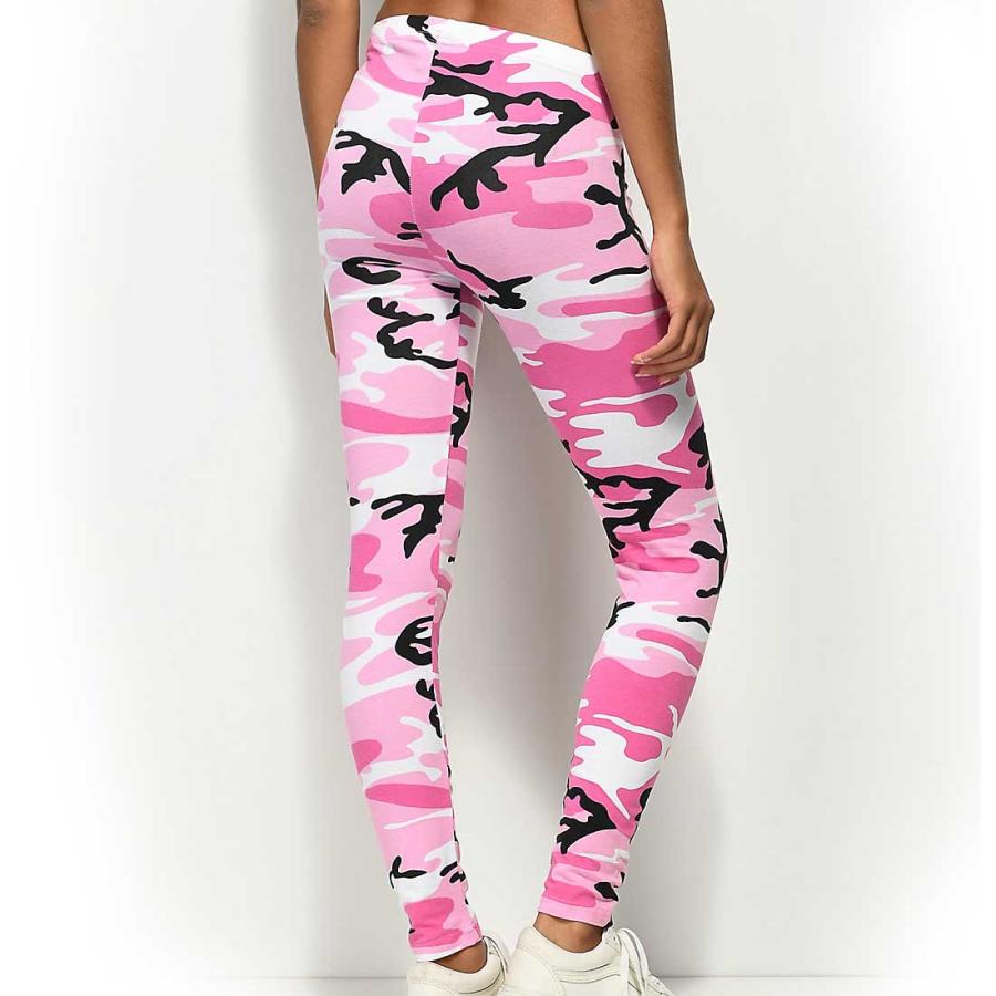 ロスコ レディース ピンク迷彩 レギンスパンツ ダンス ウィメンズ ストレッチ ジャージ Rh31 エフシービック Efcvic 通販 Yahoo ショッピング