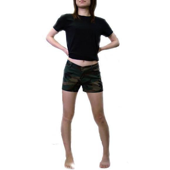 ミリタリー 迷彩ショーツ ウッドランド柄 レディース ロスコ rothco womens SHORT PANTS | ROTHCO | 02