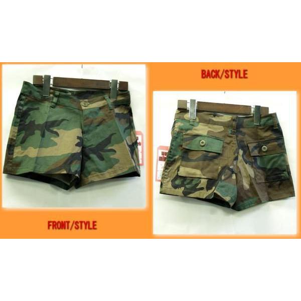 ROTHCO（ロスコ） ミリタリー 迷彩ショーツ ウッドランド柄 レディース