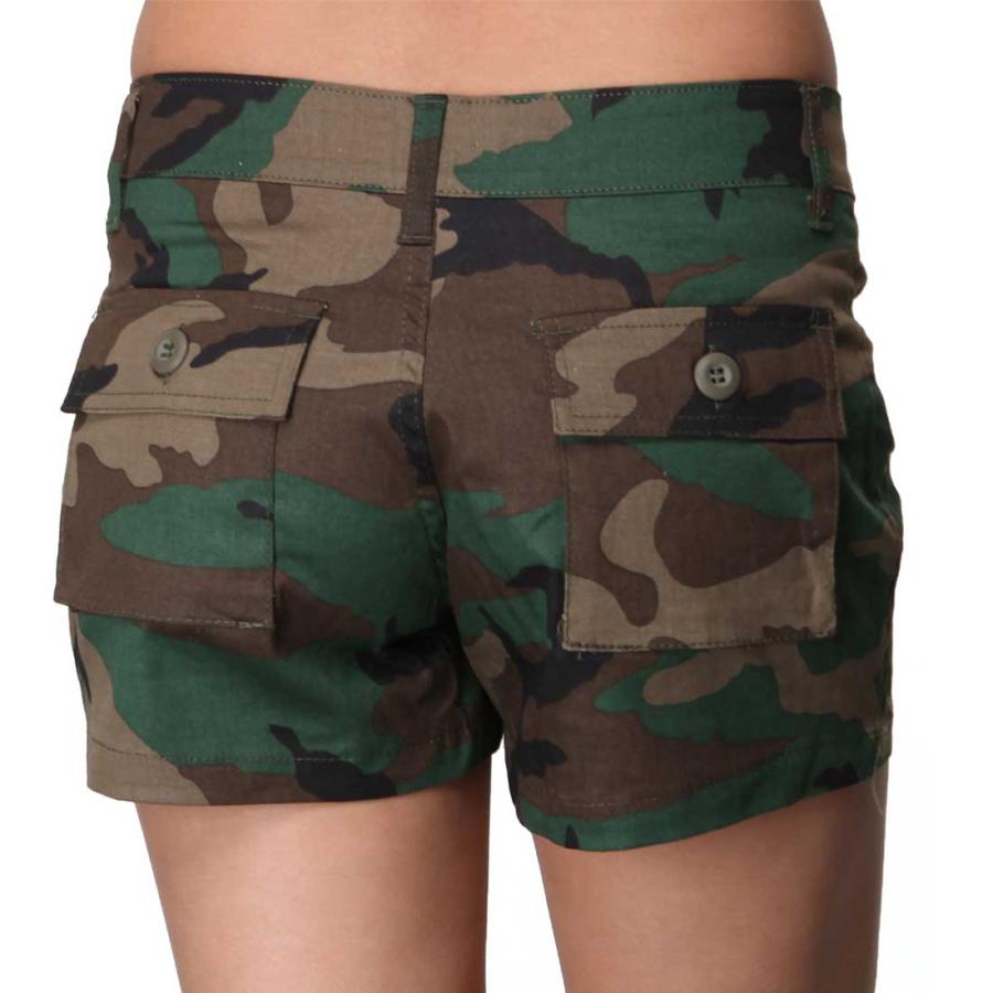 ミリタリー 迷彩ショーツ ウッドランド柄 レディース ロスコ rothco womens SHORT PANTS | ROTHCO | 06