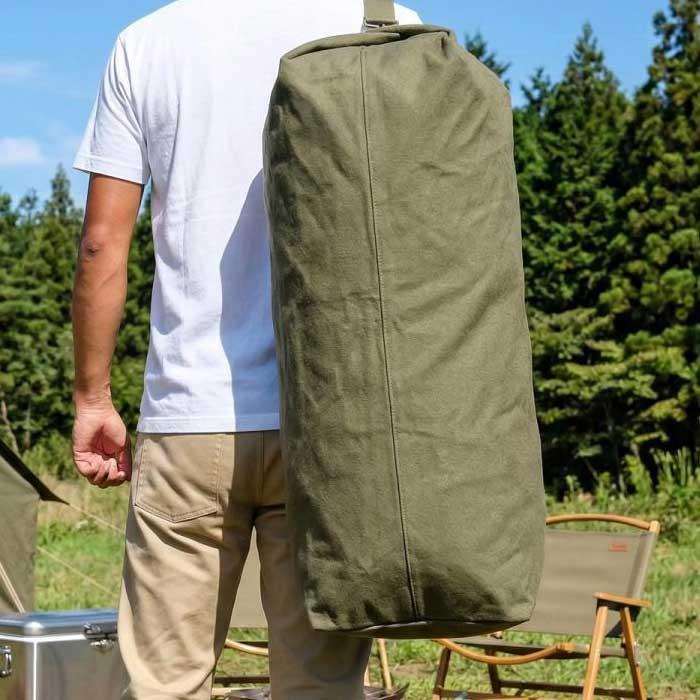 全長126cm Giant (266 Liters) サイズ ダッフルバッグ 防水加工 キャンバス生地 サイドジッパー ロスコ 耐水生地 ジムバッグ ボストンバッグ | ROTHCO | 02