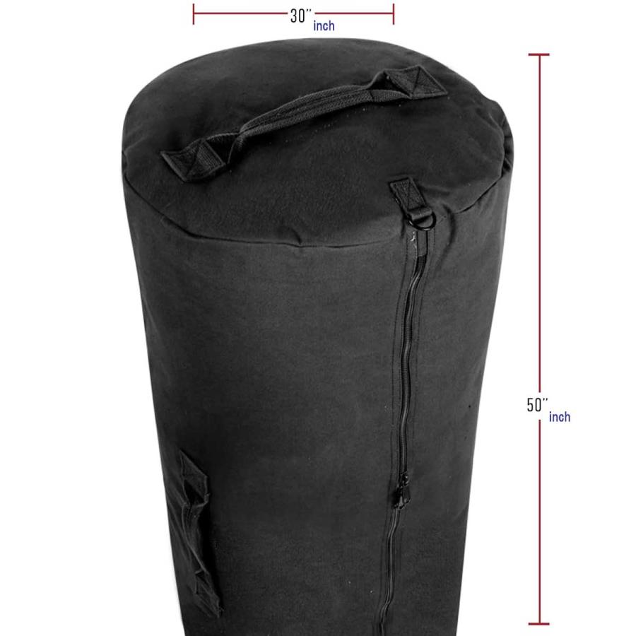 全長126cm Giant (266 Liters) サイズ ダッフルバッグ 防水加工 キャンバス生地 サイドジッパー ロスコ 耐水生地 ジムバッグ ボストンバッグ | ROTHCO | 05