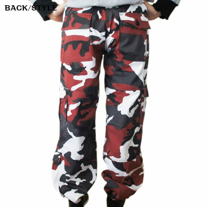 送料無料 ダンス 赤迷彩 パラシュート ファティーグパンツ ダンシング仕様　ロスコ　ウィメンズ CAMO Paratrooper Fatigue Pants | ROTHCO | 03