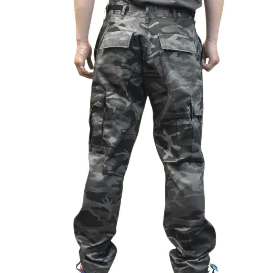 タクティカル迷彩BDUパンツ ブラックカモ柄 ロスコ ULTRA FORCE 米軍ファティーグ仕様ミリタリー | ROTHCO | 02