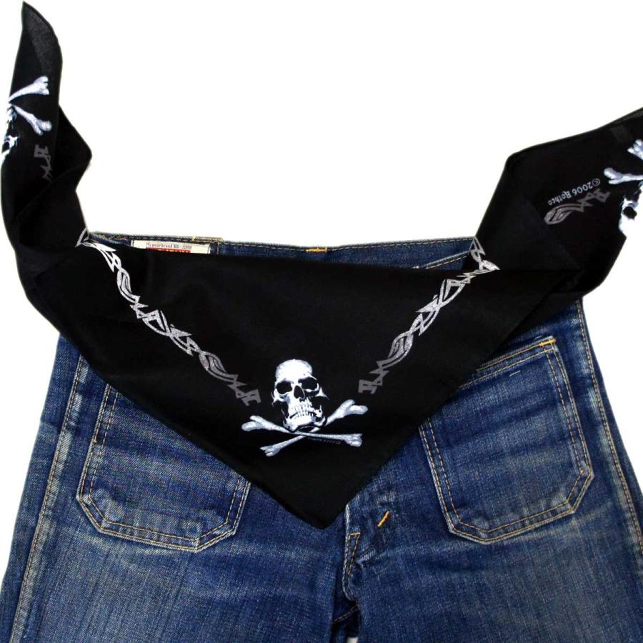 スカル海賊旗 バンダナ 22インチ四方 ロスコ Rothco Jolly Roger Bandana  USA直輸入 | ROTHCO | 01