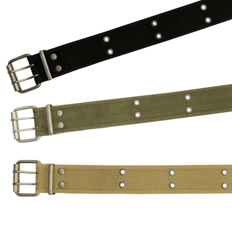 SWAT ミリタリー ベルト ヴィンテージタイプ　ロスコ　Rothco 2穴式ワーキングベルト 幅太 軍用ベルト　キャンバス綿 | ROTHCO | 01
