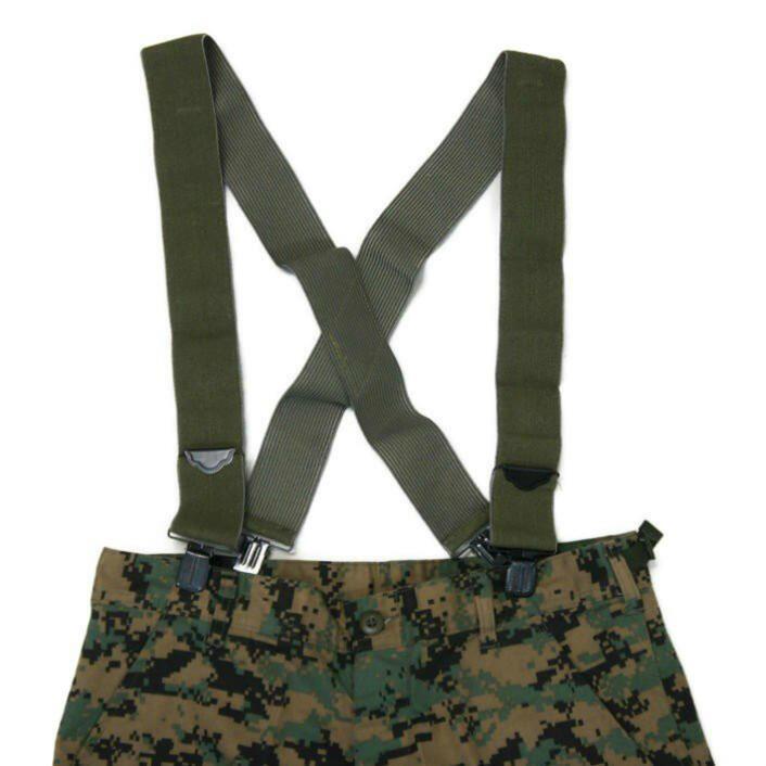 幅太つりバンド  ミリタリー サスペンダー ロスコ  メタル4点式 クリップ 5cm幅ベルト クロススタイル | ROTHCO | 01