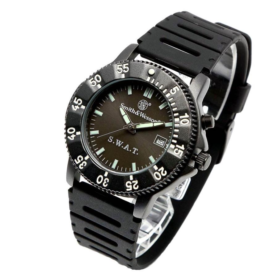 送料無料 SWAT仕様 スミス＆ウェッソン ミリタリー腕時計 ロスコ SWAT WATCH BLACK SWW-45 [正規品] | ROTHCO