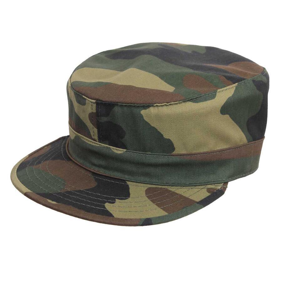 フリーサイズの 米軍 迷彩 パトロールキャップ コンバット 戦闘帽子 アジャスト付き USA ロスコ Rothco Adjustable Camo Fatigue Cap | ROTHCO | 03