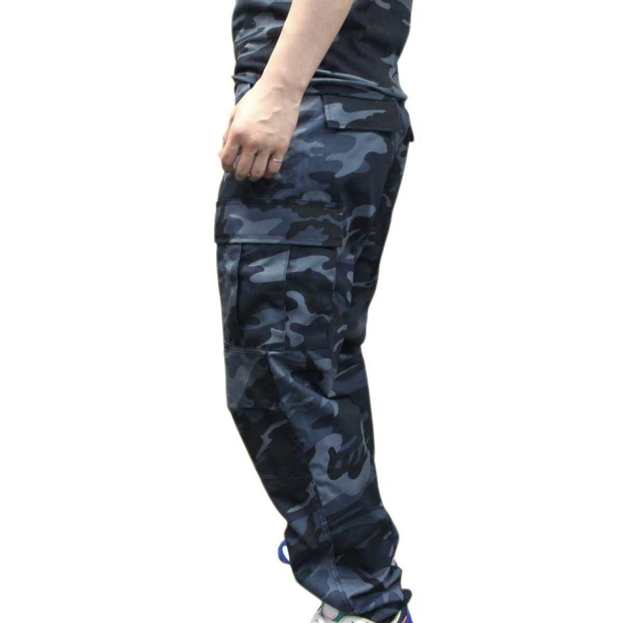 タクティカル迷彩BDUパンツ ミッドナイトブルー柄 ロスコ ULTRA FORCE 米軍ファティーグ仕様ミリタリー | ROTHCO | 01