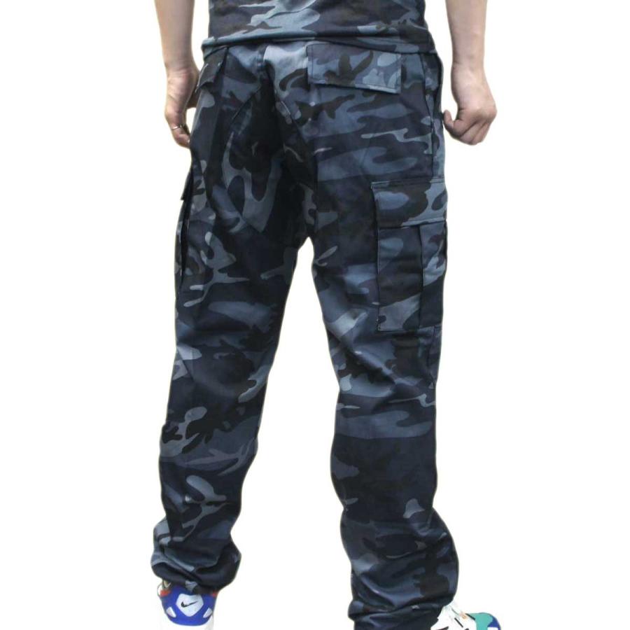 タクティカル迷彩BDUパンツ ミッドナイトブルー柄 ロスコ ULTRA FORCE 米軍ファティーグ仕様ミリタリー | ROTHCO | 02