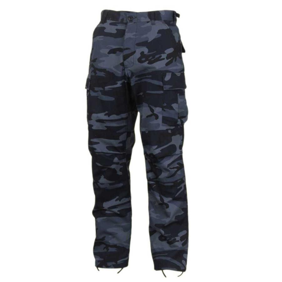 タクティカル迷彩BDUパンツ ミッドナイトブルー柄 ロスコ ULTRA FORCE 米軍ファティーグ仕様ミリタリー | ROTHCO | 03