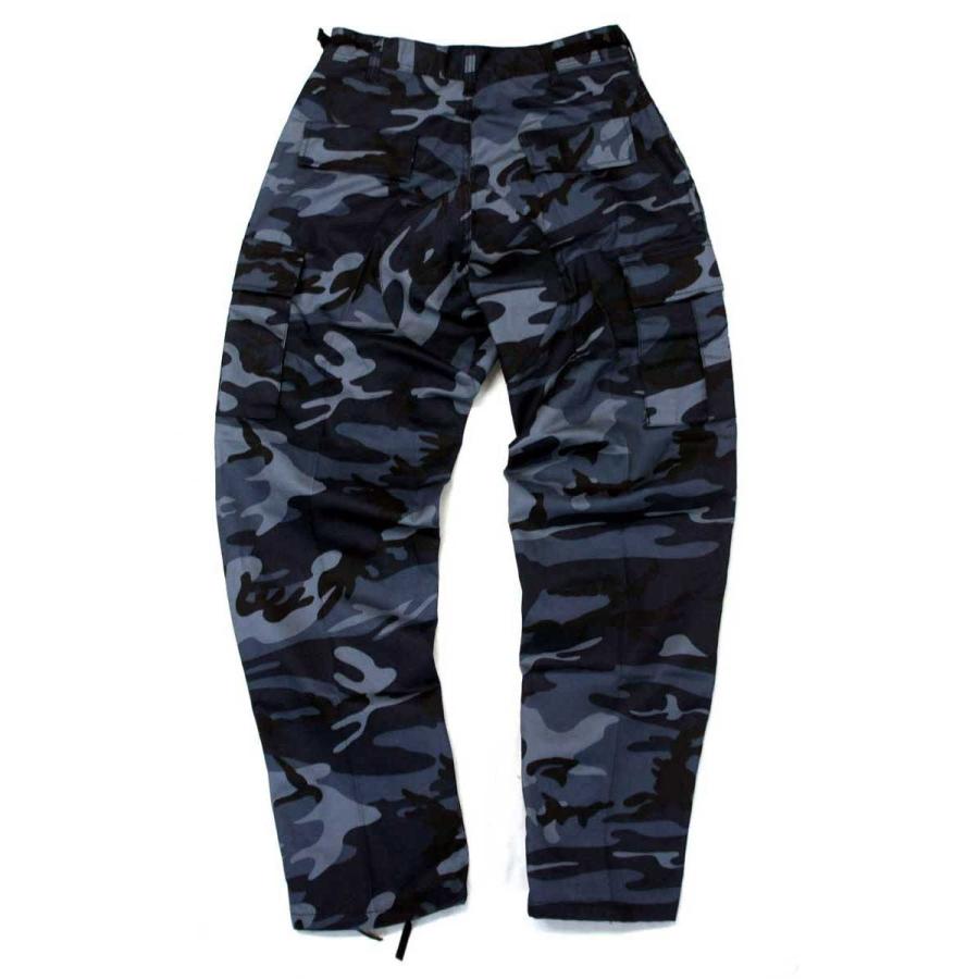 タクティカル迷彩BDUパンツ ミッドナイトブルー柄 ロスコ ULTRA FORCE 米軍ファティーグ仕様ミリタリー | ROTHCO | 04