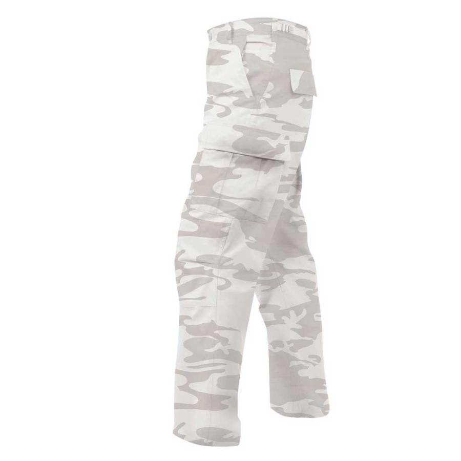 タクティカル迷彩BDUパンツ ホワイトカモ柄 ロスコ ULTRA FORCE 米軍ファティーグ仕様ミリタリー | ROTHCO | 03