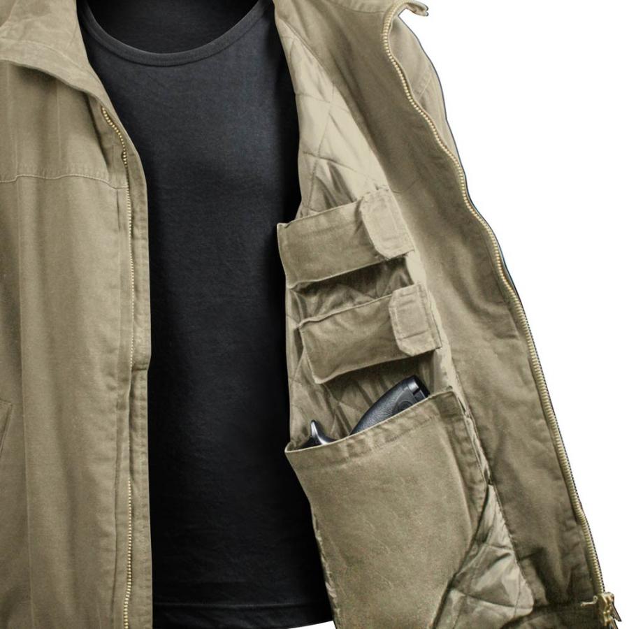 シークレットポケット装備　キャリージャケット ロスコ 3 Season Concealed Carry Jacket ポイント10倍 | ROTHCO | 06