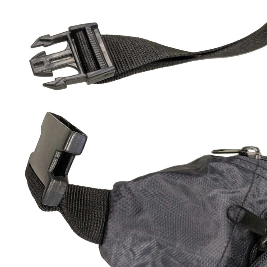 USAモデル ロスコ ミリタリー カジュアル ウエストバッグ ブラック Rothco Crossbody Fanny Pack | ROTHCO | 04