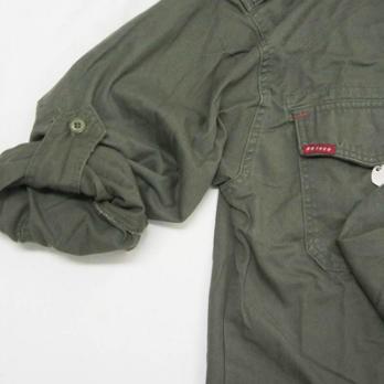 送料無料 ロスコ ミリタリー シャツ  ビンテージ加工  半袖＆長袖ロールアップ式 Rothco Military VINTAGE FATIGUE SHIRTS | ROTHCO | 10