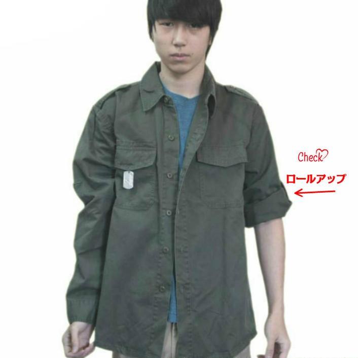 送料無料 ロスコ ミリタリー シャツ  ビンテージ加工  半袖＆長袖ロールアップ式 Rothco Military VINTAGE FATIGUE SHIRTS | ROTHCO | 05