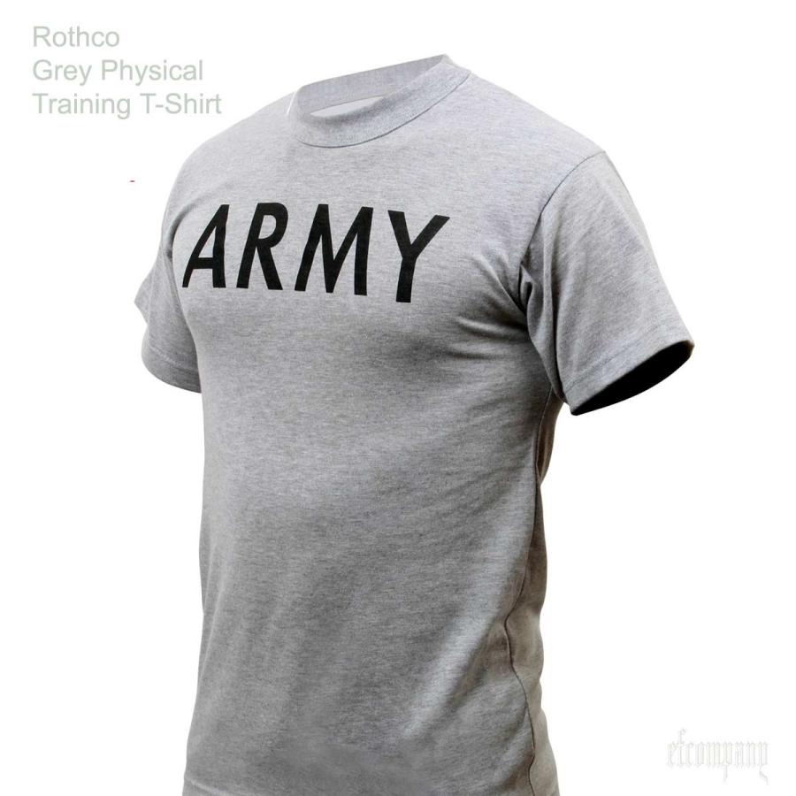ロスコ ミリタリーTシャツ USA ARMY ロゴ Rothco Grey Physical Training T-Shirt | ROTHCO | 02