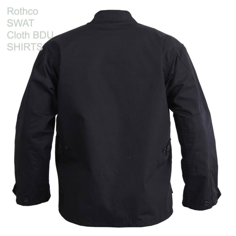 SWAT 戦闘服 B.D.U. リップストップ ジャケット ROTHCO BDU SHIRT SWAT CLOTH ハローウィン | ROTHCO | 03
