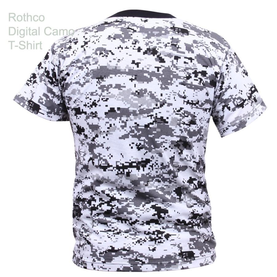 USA ミリタリーTシャツ 迷彩 シティデジタル柄 メンズ ロスコ アメリカ直輸入 ROTHCO CAMO T-SHIRTS 米軍 レプリカ仕様 | ROTHCO | 02
