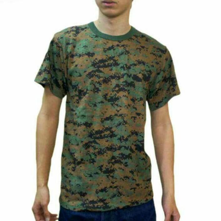 USA ミリタリーTシャツ 迷彩 ウッドランド デジタル柄 メンズ ロスコ アメリカ直輸入 ROTHCO CAMO T-SHIRTS 米軍 レプリカ仕様 | ROTHCO