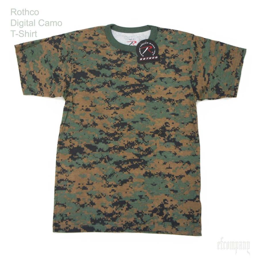 USA ミリタリーTシャツ 迷彩 ウッドランド デジタル柄 メンズ ロスコ アメリカ直輸入 ROTHCO CAMO T-SHIRTS 米軍 レプリカ仕様 | ROTHCO | 02