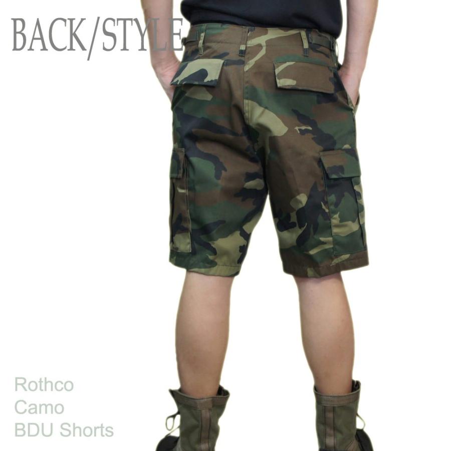 送料無料 米軍レプリカ 迷彩 半ズボン ミリタリー BDU ショートパンツ ロスコ B.D.U Camo BDU Short pan | ROTHCO | 01