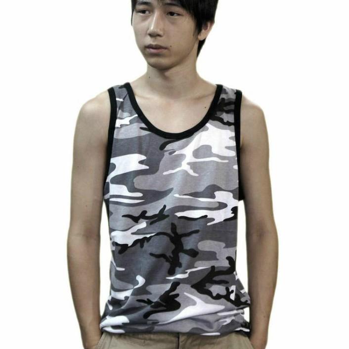 USAスタイル タンクトップ シティ迷彩 ロスコ  Rothco Camo Tank Top BY USA | ROTHCO