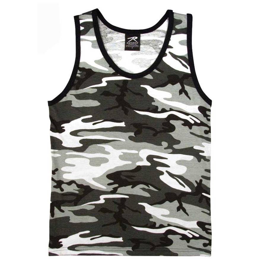 USAスタイル タンクトップ シティ迷彩 ロスコ  Rothco Camo Tank Top BY USA｜efc｜02