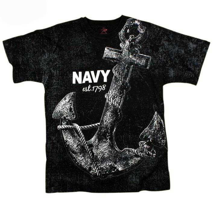 米海軍1798年 碇プリント Tシャツ  ロスコ  ヴィンテージROTHCO 1978 Navy Anchor T-SHIRT | ROTHCO | 04