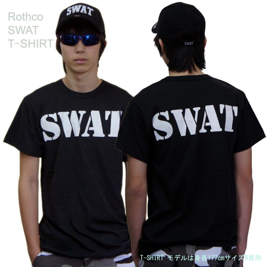 SWAT Tシャツ メンズ ミリタリー　ROTHCO　ロスコ  Special Weapons And Tactics警察特殊部隊　両面プリント | ROTHCO | 01