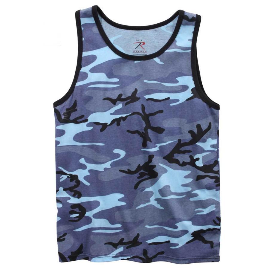 USAスタイル タンクトップ スカイブルー迷彩 ロスコ  Rothco Camo Tank Top BY USA | ROTHCO