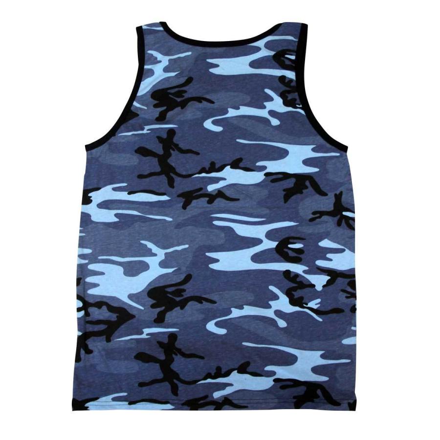 USAスタイル タンクトップ スカイブルー迷彩 ロスコ  Rothco Camo Tank Top BY USA | ROTHCO | 01