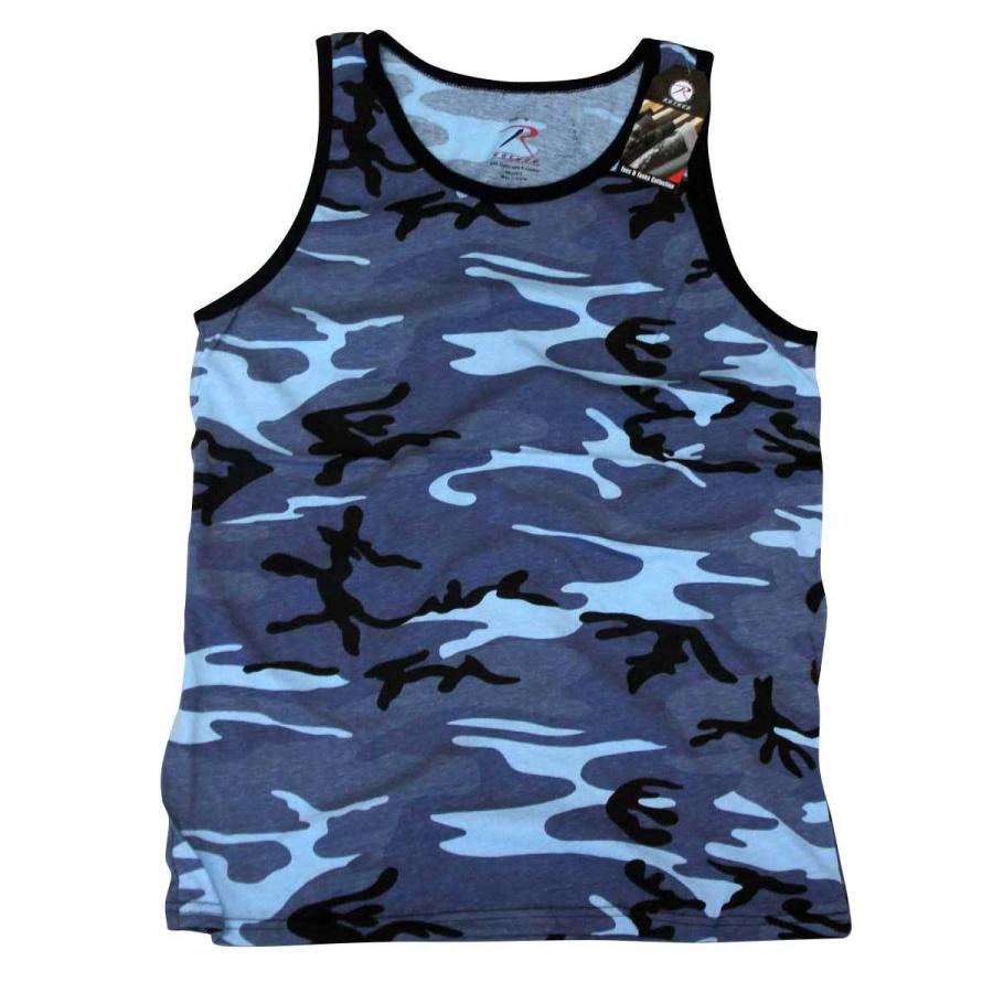 USAスタイル タンクトップ スカイブルー迷彩 ロスコ  Rothco Camo Tank Top BY USA | ROTHCO | 02