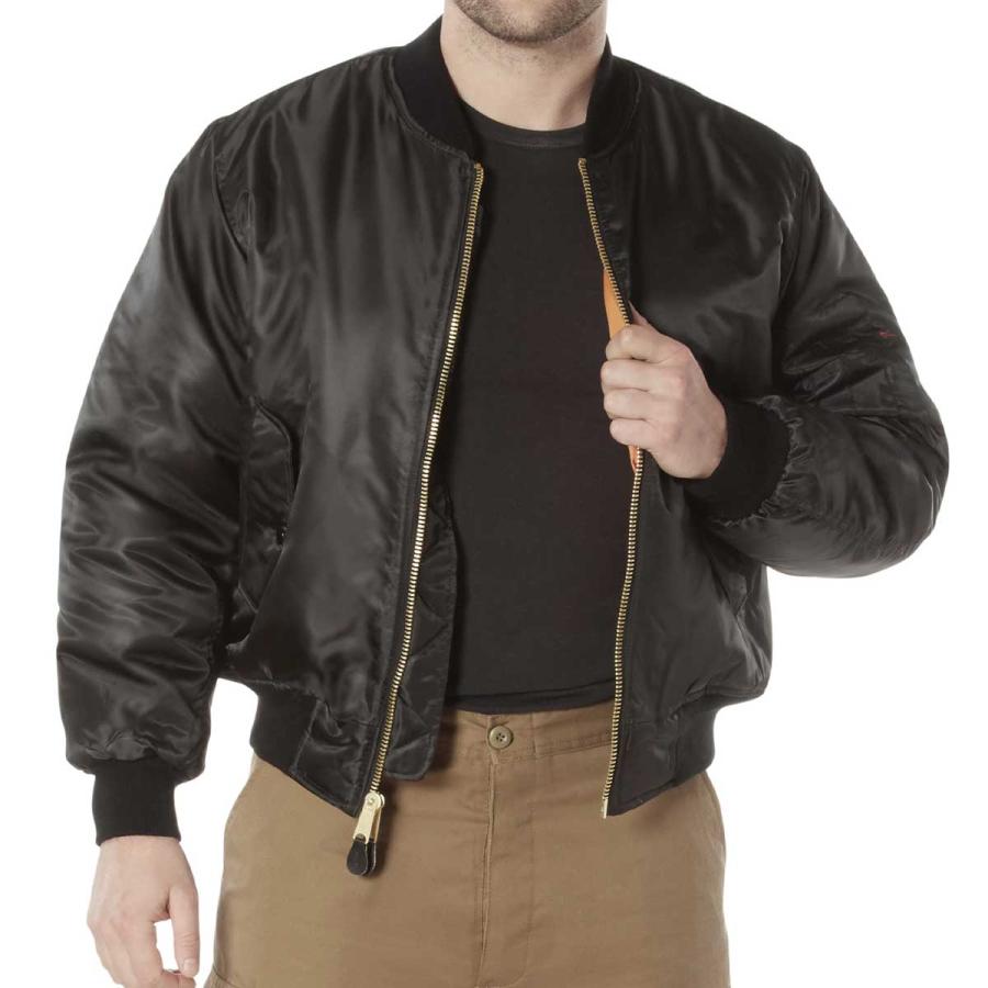 黒い MA-1フライトジャケット ミリタリー ロスコ ROTHCO ULTRA FORCE MA-1 FLIGHT JACKET | ROTHCO