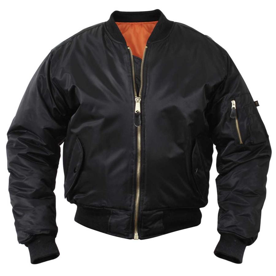 黒い MA-1フライトジャケット ミリタリー ロスコ ROTHCO ULTRA FORCE MA-1 FLIGHT JACKET | ROTHCO | 01