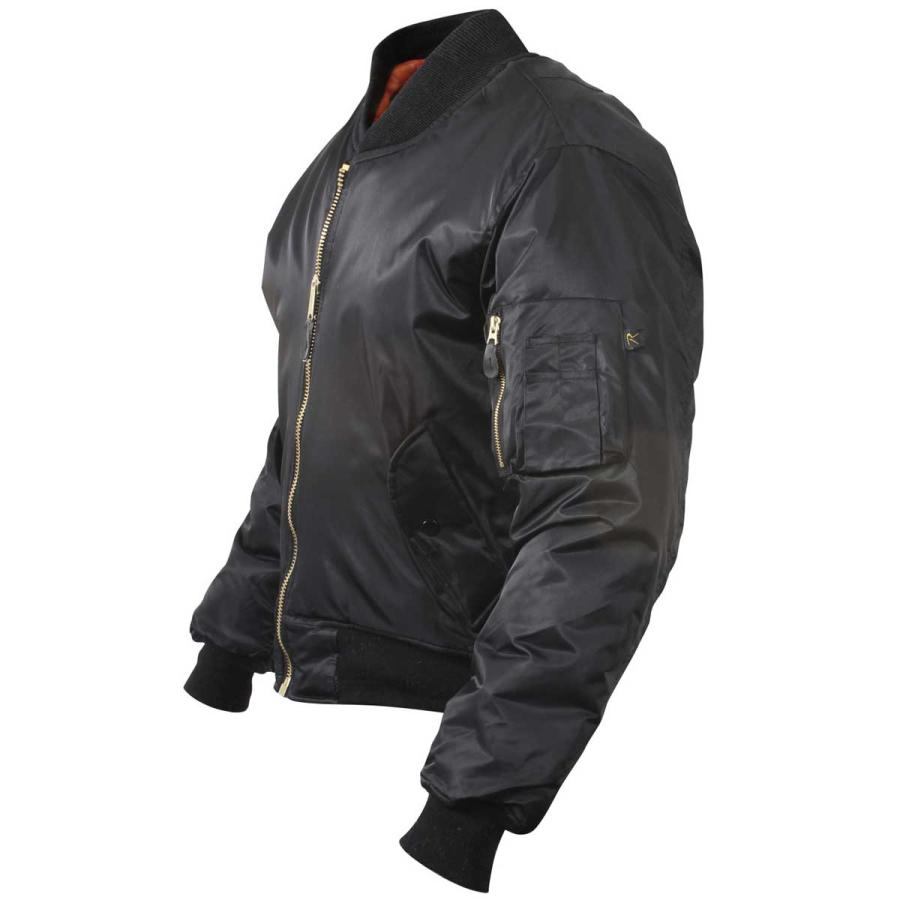 黒い MA-1フライトジャケット ミリタリー ロスコ ROTHCO ULTRA FORCE MA-1 FLIGHT JACKET | ROTHCO | 02