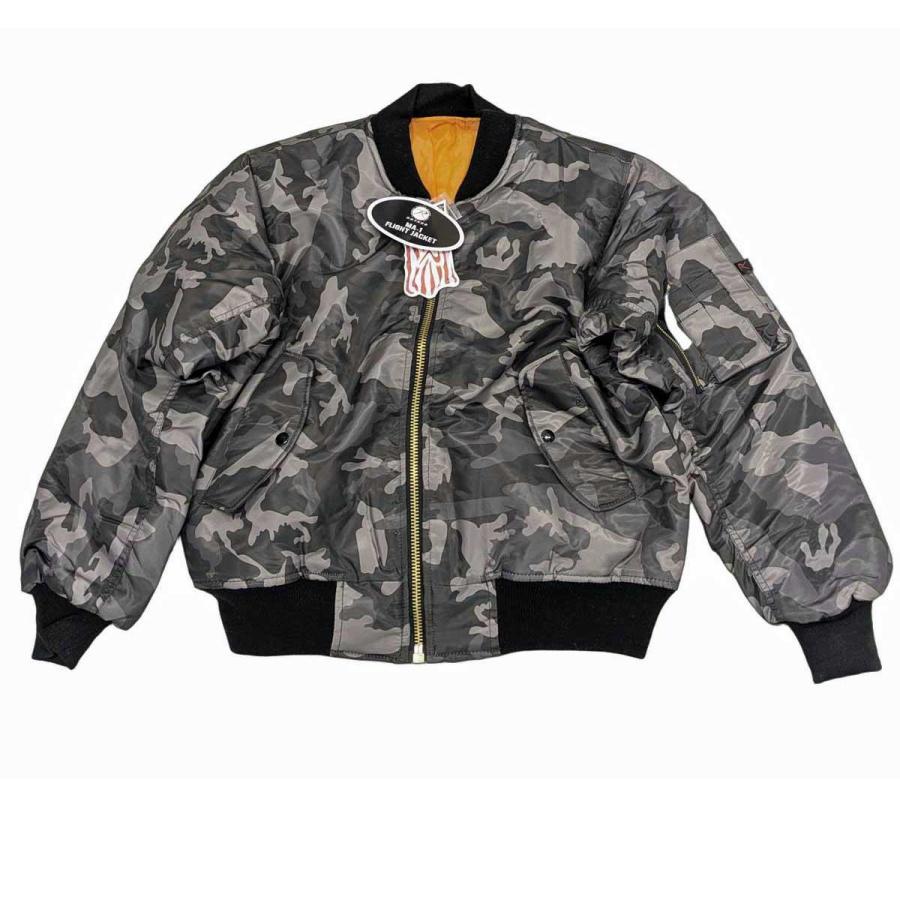 送料無料 黒の迷彩 MA-1フライトジャケット トップガン ロスコ BLAC CAMO ROTHCO ULTRA FORCE MA-1 FLIGHT JACKET！ | ROTHCO | 02