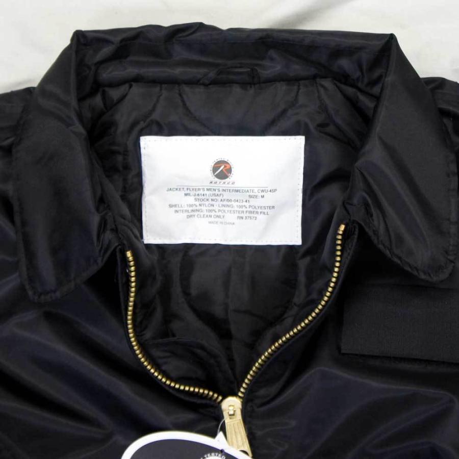 送料無料 米軍 トップガン フライトジャケット cwu-45p ロスコ社 ROTHCO CWU-45P FLIGHT JACKETS | ROTHCO | 11