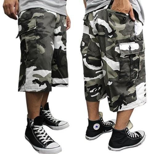 迷彩 半ズボン ロングレングス ミリタリーショートパンツ ロスコLong Length Camo BDU Short 米軍レプリカ | ROTHCO | 02