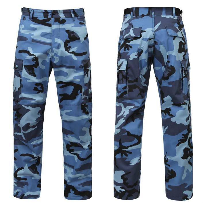 タクティカル迷彩BDUパンツ スカイブルー柄 ロスコ ULTRA FORCE 米軍ファティーグ仕様ミリタリー | ROTHCO | 04