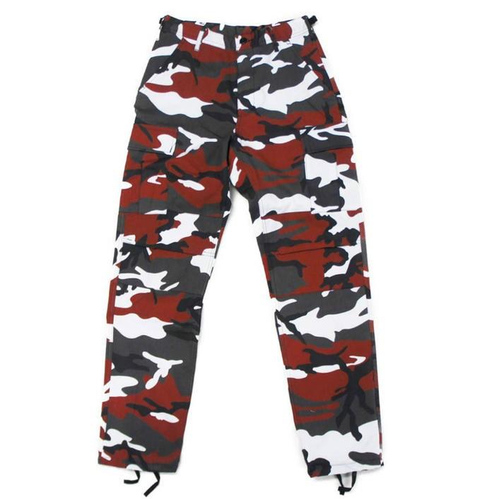タクティカル迷彩BDUパンツ  ダンスレッド柄 ロスコ ULTRA FORCE 米軍ファティーグ仕様ミリタリー | ROTHCO | 03