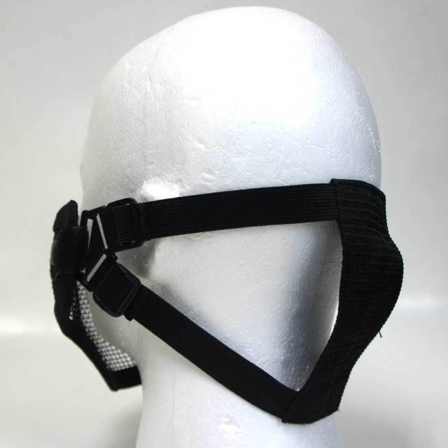 送料無料 2重のガード ！ カーボンスチール ハーフフェイスマスク メッシュ Carbon Steel Half Face Mask - Black | ROTHCO | 01