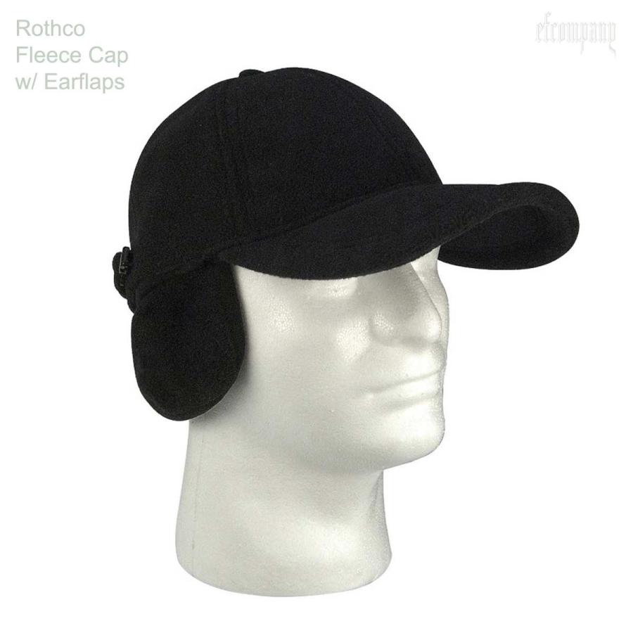 防寒＆カジュアル フリース　イヤーフラップワットロープロファイルキャップ Rothco Fleece Low Profile Cap w/Earflaps | ROTHCO