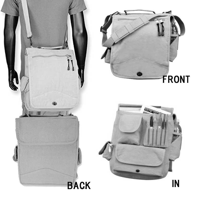M-51エンジニアフィールドバッグ2way仕様 ヴィンテージ加工 ロスコ Rothco Canvas M-51 Engineers Field Bag | ROTHCO | 01