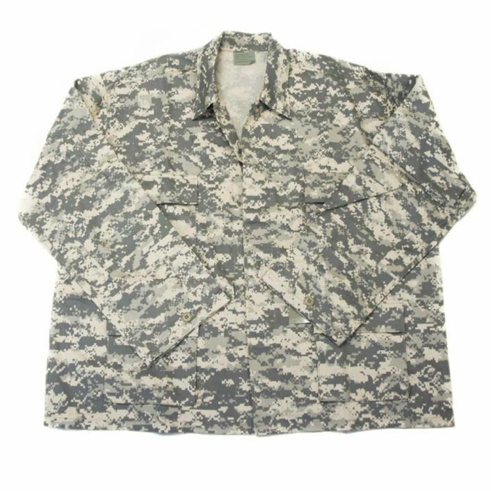 送料無料 ビッグサイズ (USA)   迷彩B.D.U.ジャケット ACUデジタルカモ  ミリタリーアウター ロスコ ROTHCO Color Camo B.D.U SHIRTS