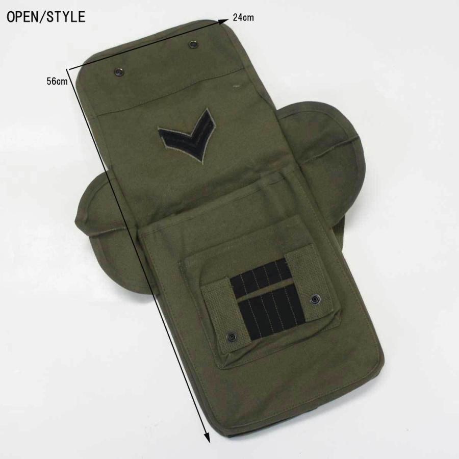 米軍GI ミリタリーショルダーバッグ コットン 9L サイズ  ロスコ 軍用地図収納カバン、タブレットも入ります | ROTHCO | 03