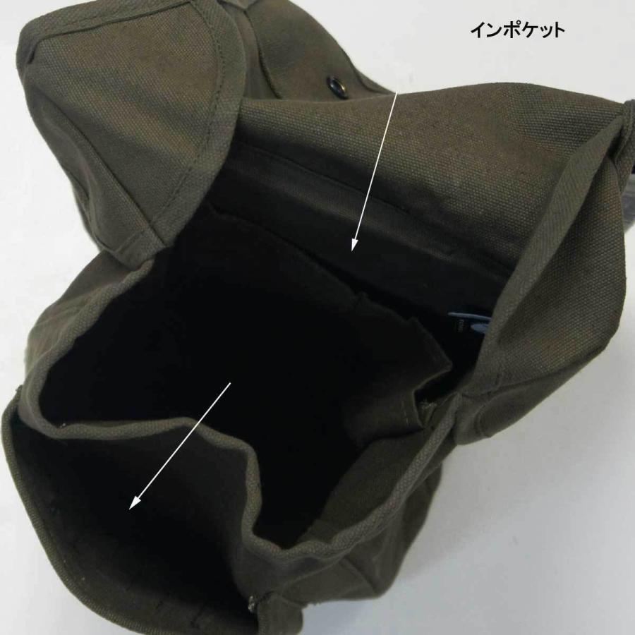 米軍GI ミリタリーショルダーバッグ コットン 9L サイズ  ロスコ 軍用地図収納カバン、タブレットも入ります | ROTHCO | 05