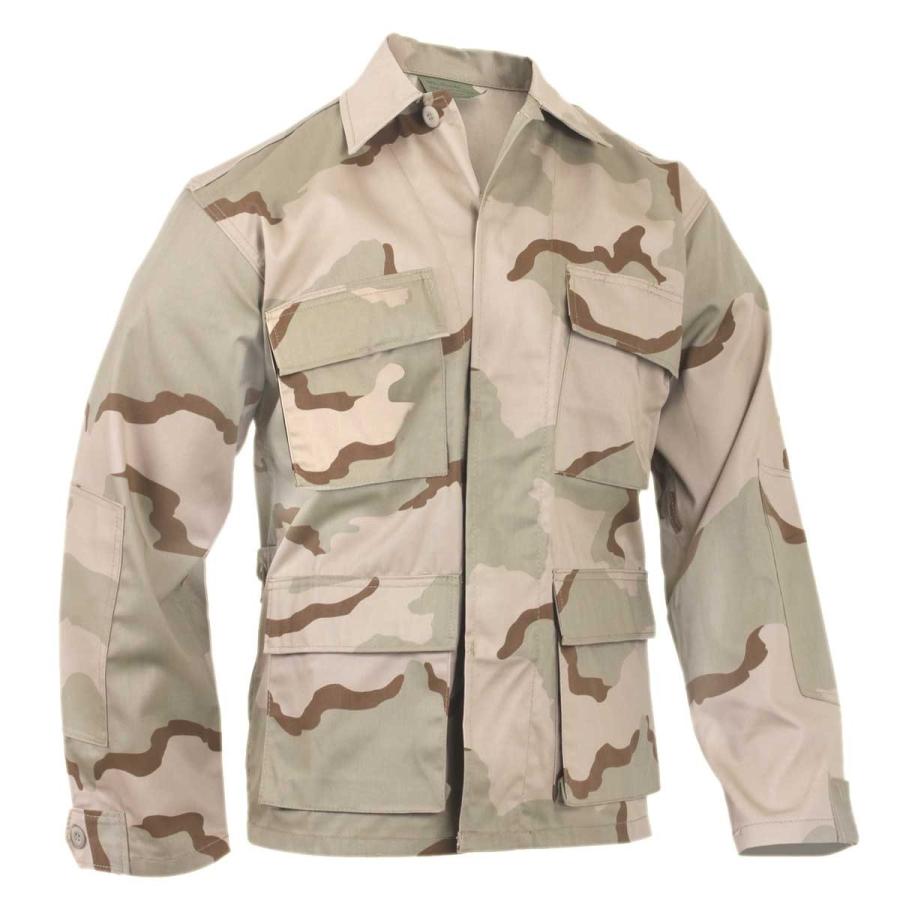 送料無料 USA戦闘服 B.D.U.ジャケット迷彩 Tori-colorデザート柄 ミリタリーアウター ロスコ ROTHCO Color Camo B.D.U SHIRTS | ROTHCO | 01